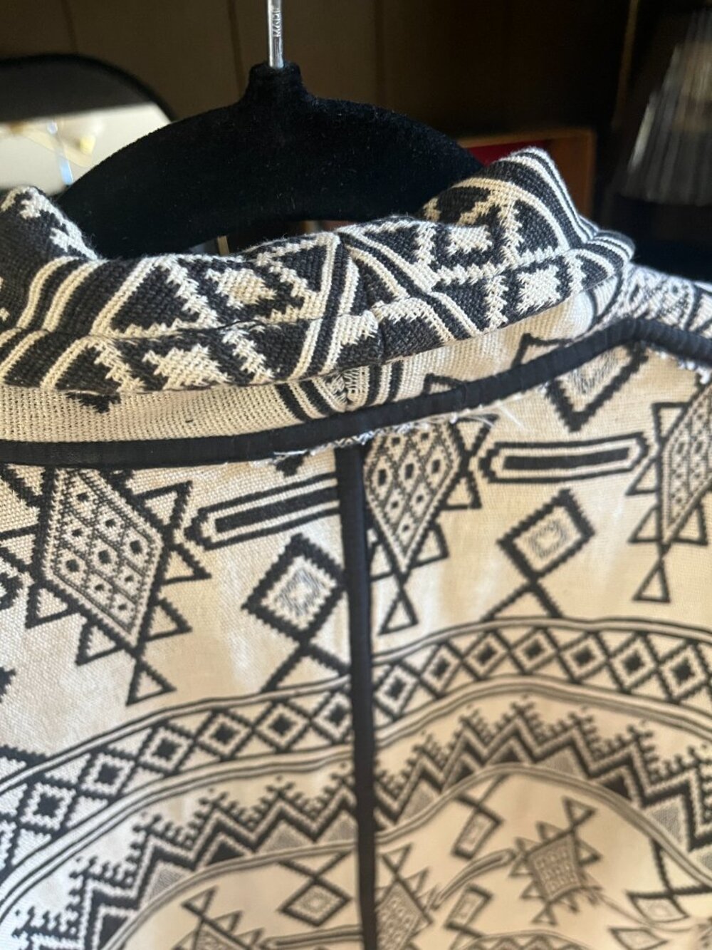 Reversible Aztec Cropped Jacket - Picture 5 of 5
